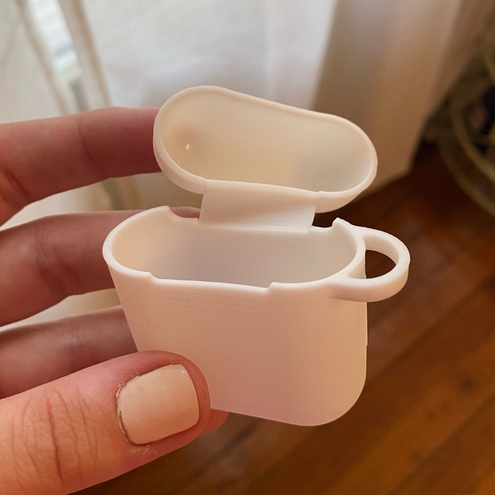 White AirPods cover